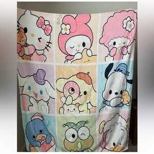 Hello kitty and friends blanket